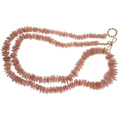 Special Cut Peruvian Opal Necklace 4