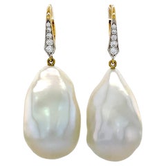 Freshwater Baroque Pearl Earrings