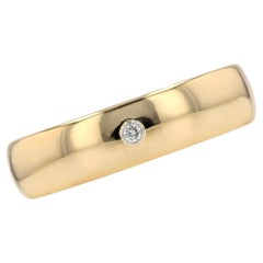 Vintage Tiffany & Co Paloma Picasso Diamond 18k Gold Bangle Bracelet