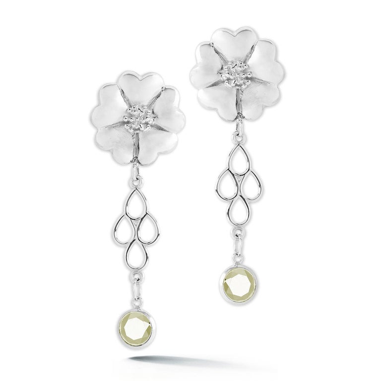 Light Blue Sapphire Blossom Chandelier Earrings For At 1stdibs Designed In Nyc 925 Sterling Silver 2 X 6 Mm Light Blue Sapphire Blossom Chandelier