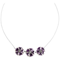 Amethyst 123 Blossom Stone Necklace