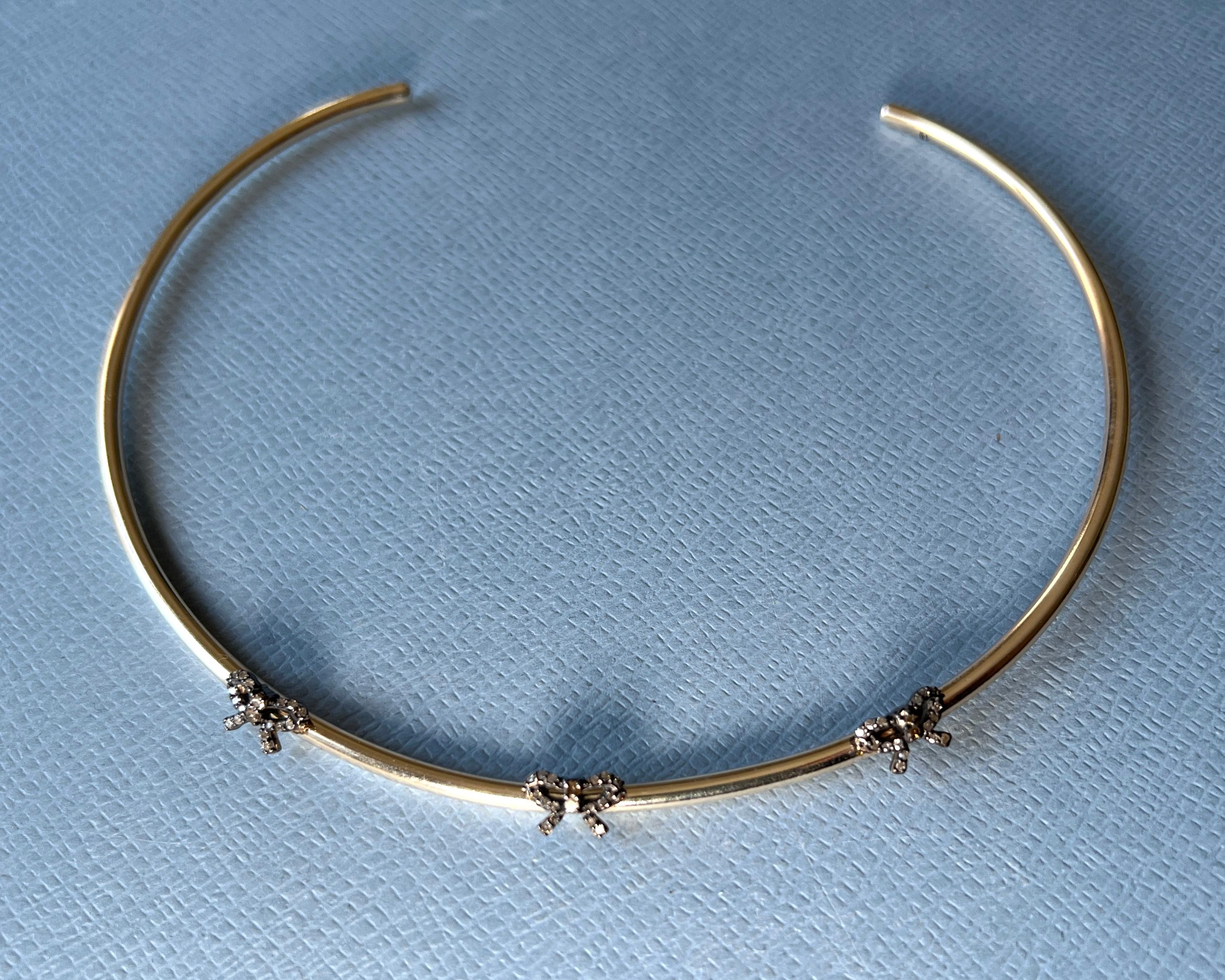 Collana con fiocco di diamanti in vendita 1