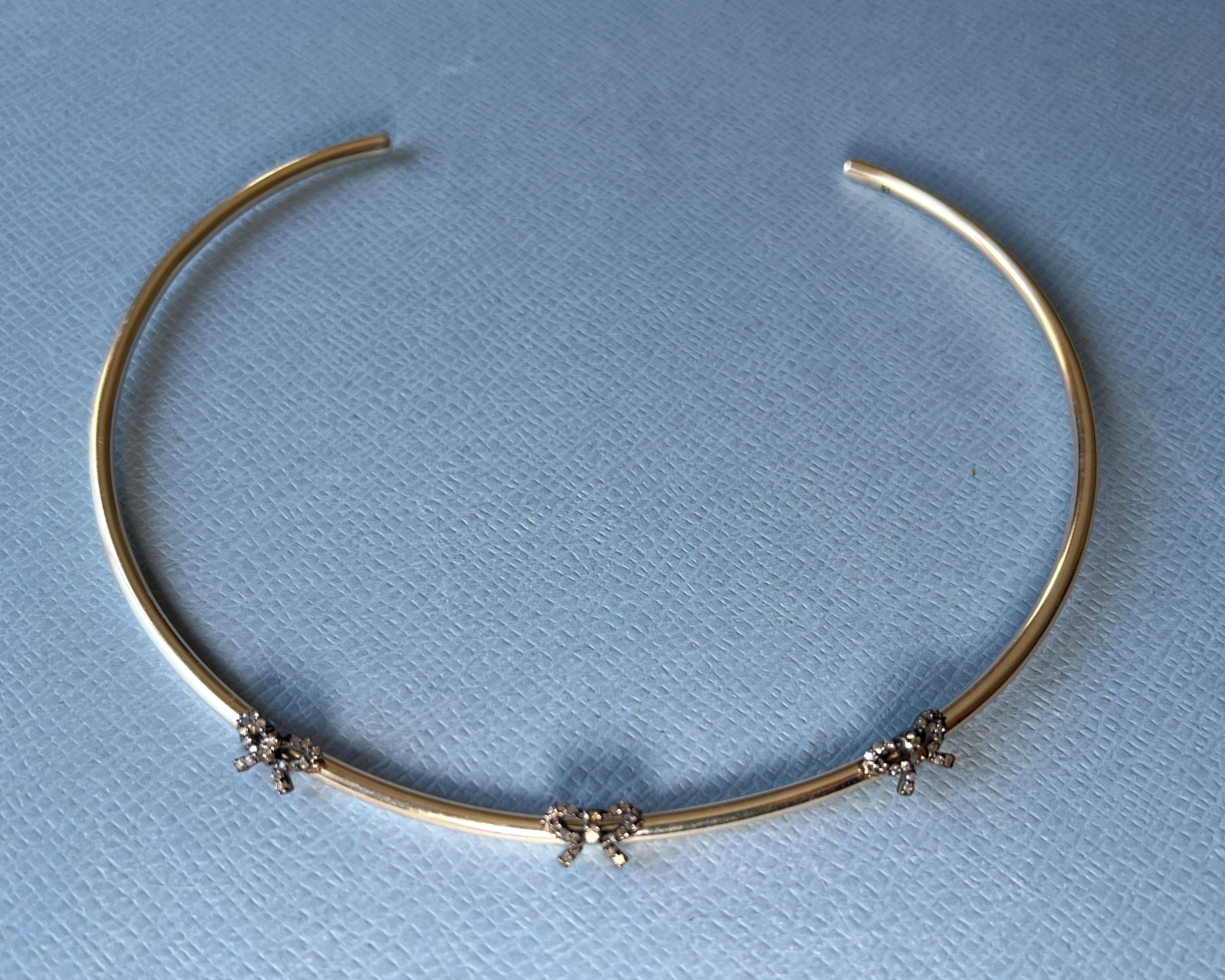 Collana con fiocco di diamanti in vendita 3