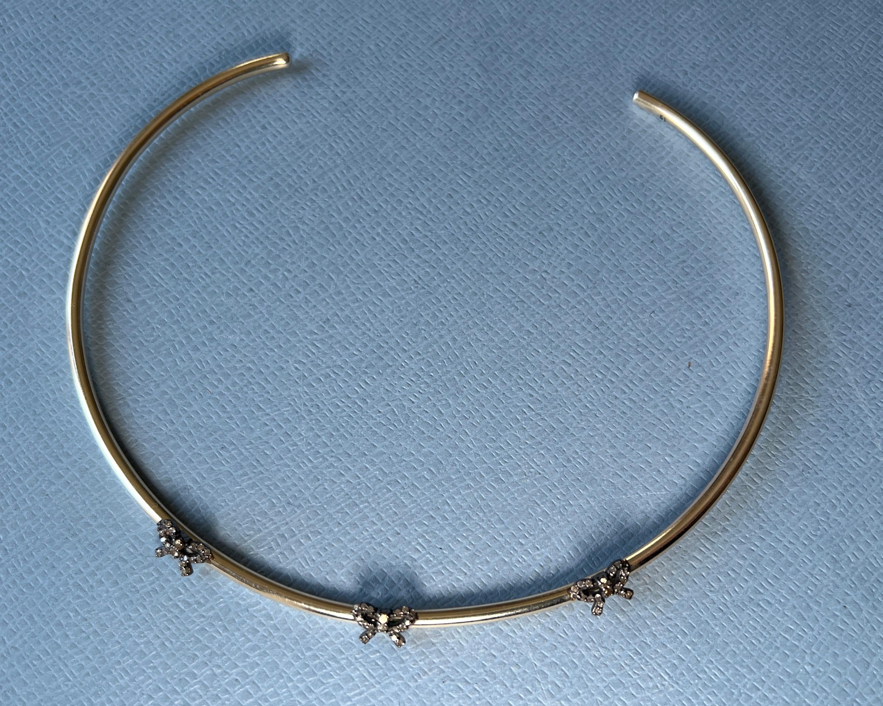 Collana con fiocco di diamanti in vendita 5