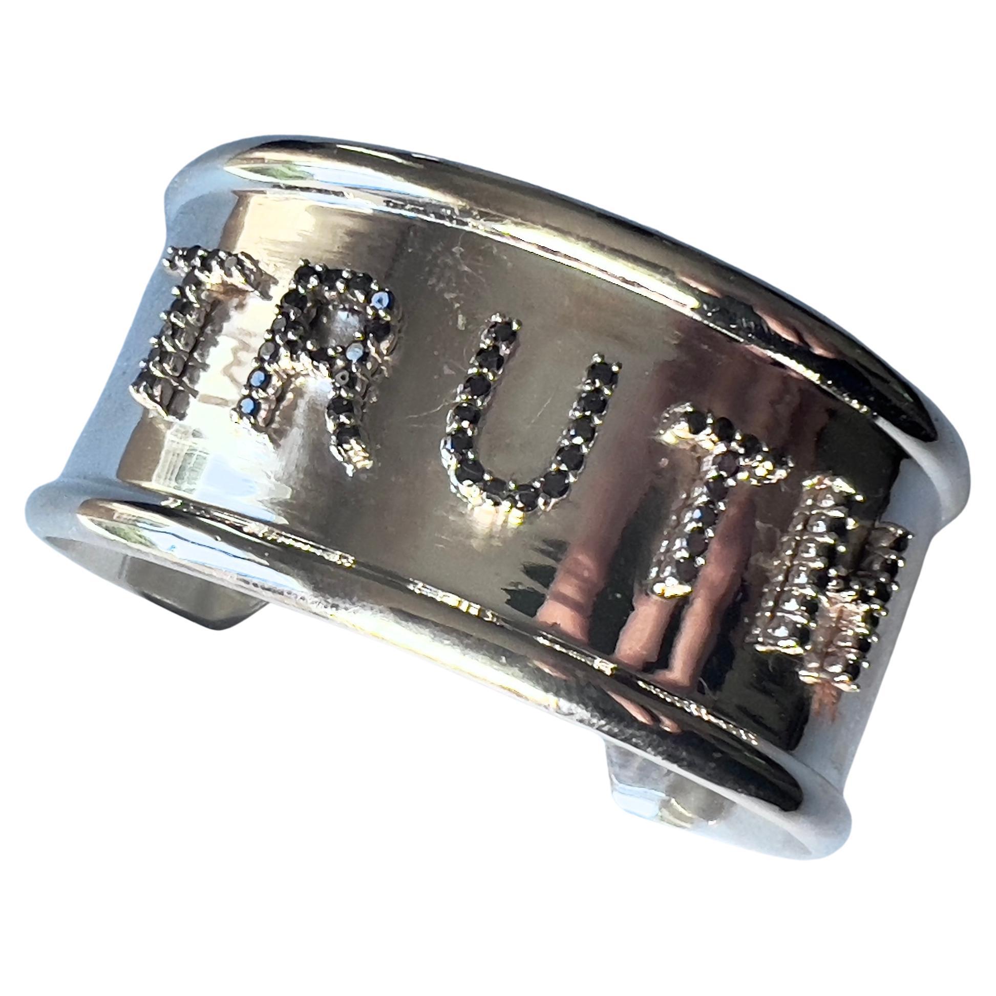 Black Diamond Truth Cuff Bracelet