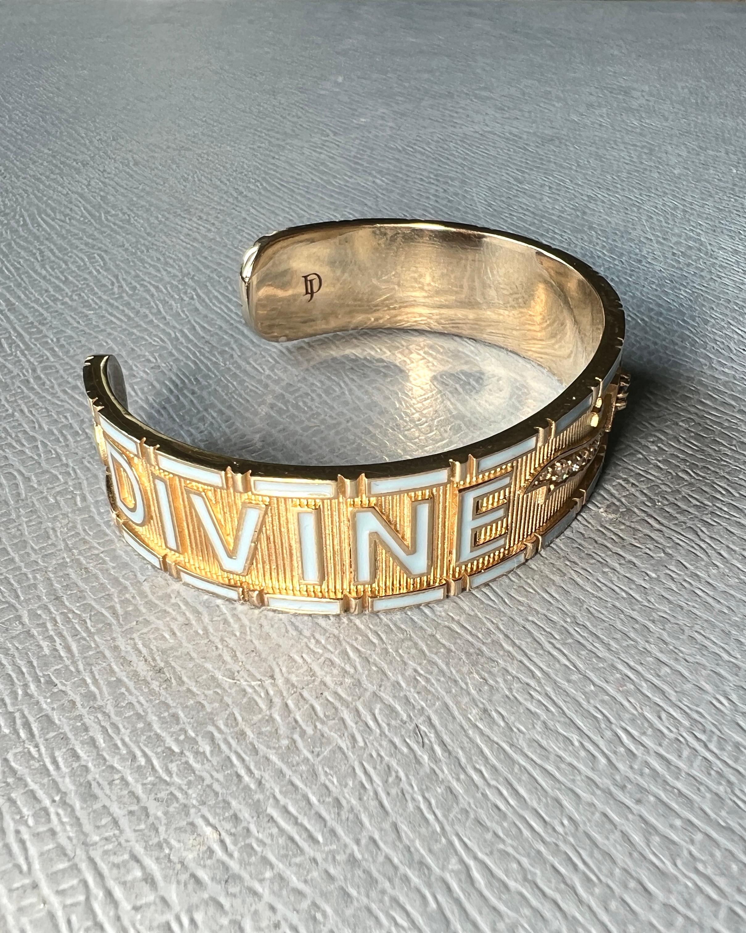 Zafiro Azul Diamante Estrella Brazalete Esmalte Divino Niño en Nuevo estado para la venta en Los Angeles, CA