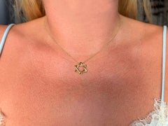 Tiffany & Co. Star of David Necklace 18K Yellow Gold