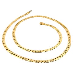 Cartier Miami Cuban Link Chain Necklace in 18k Yellow Gold