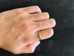 Größe 7,25 – Vendôme Louis Cartier Trinity Ehering aus 18 Karat Gelb-, Weiß- und Roségold