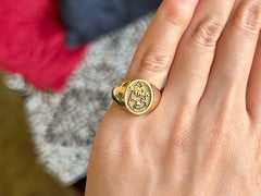 Star Trek 25th Anniversary Pinky Ring 14k Yellow Gold