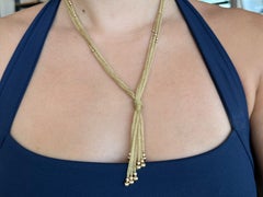 Multi-Strand Mesh Gold Necklace in 14k Yellow Gold