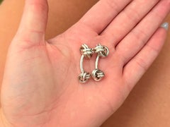 Tiffany & Co. Mens Cuff Links Sterling Silver