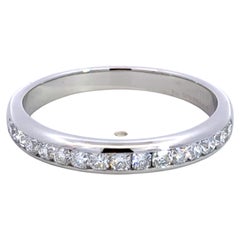 Tiffany & Co. Mens 1.50 Carat Diamond Wedding Band Ring Platinum Size 12.75