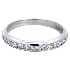 Tiffany & Co. Mens Diamond Wedding Band Ring Platinum Size 12.75