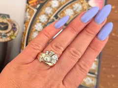 Old European Diamond Ring 14K Rose Gold