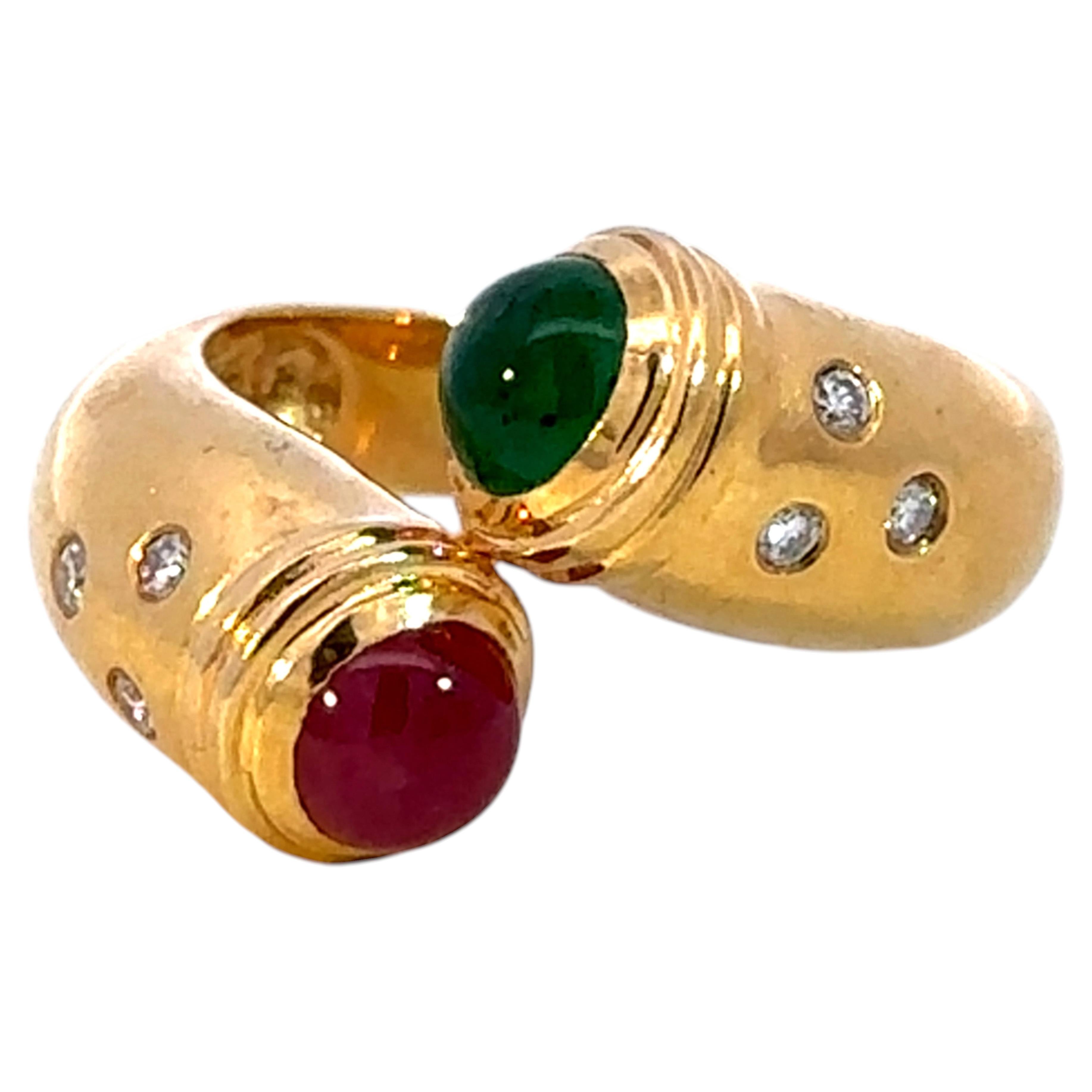What band goes with an emerald cut ring?