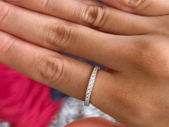 „Hearts on Fire“-Perlenset, 15-Diamant-Ring aus 18-karätigem Weißgold