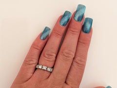 Tiffany & Co. Princess and Rose Diamond Ring 18K White Gold