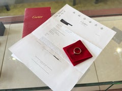 Anello Cartier Vendôme Louis Carter da 4,8 mm in oro 18 carati