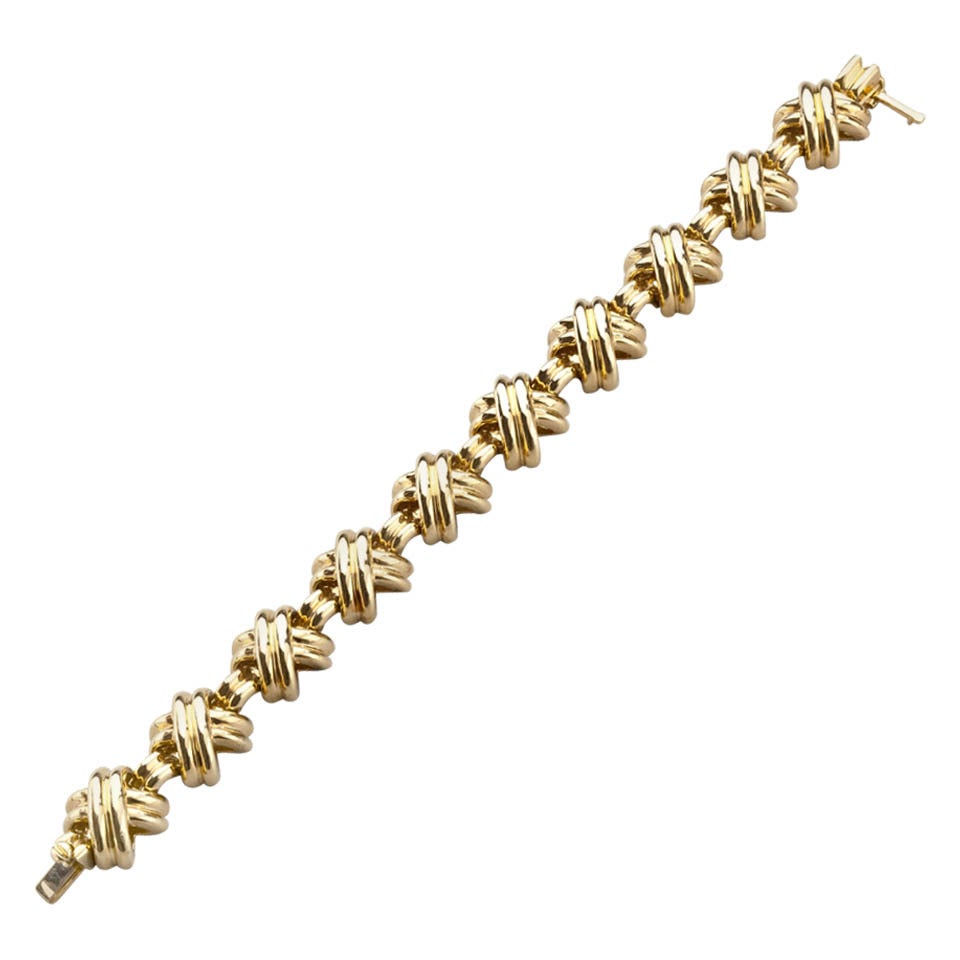 Tiffany & Co. Gold Kisses Bracelet For Sale