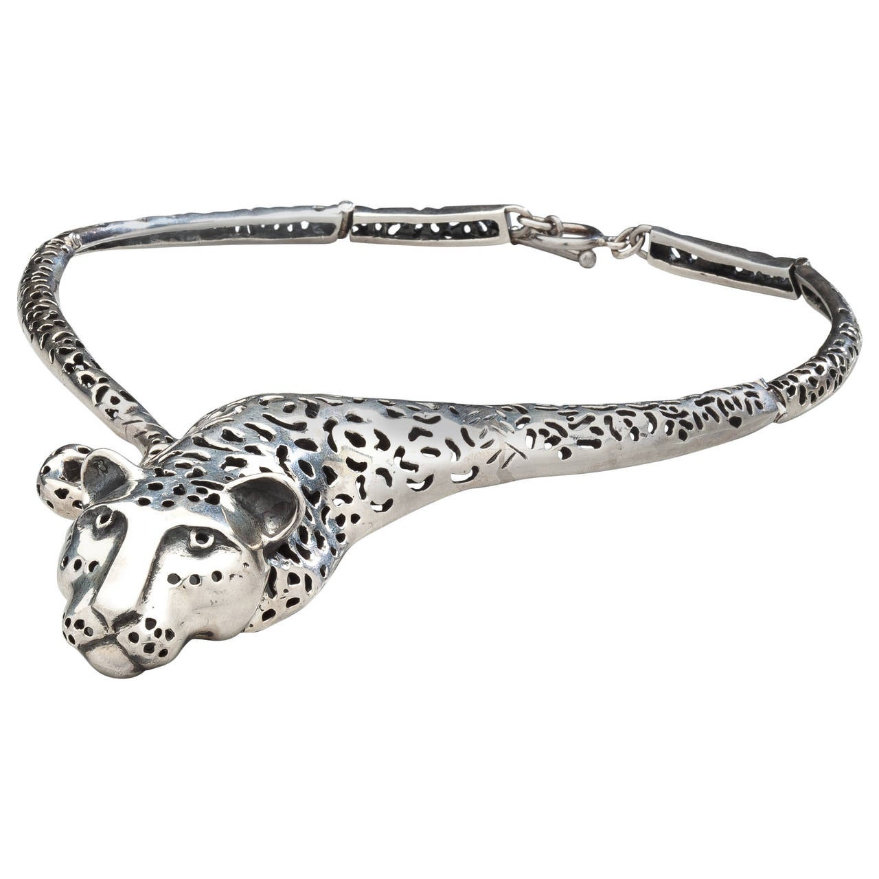 Emilia Castillo Jaguar Necklace For Sale