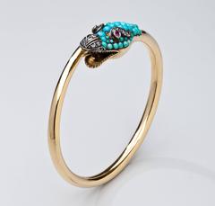 Antique Gold Snake Bracelet c.1840