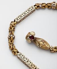 1850s Antique Gold Snake Chain