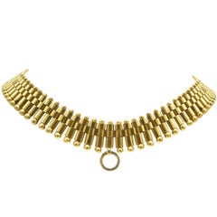 Victorian 15 Karat Gold Necklace, English