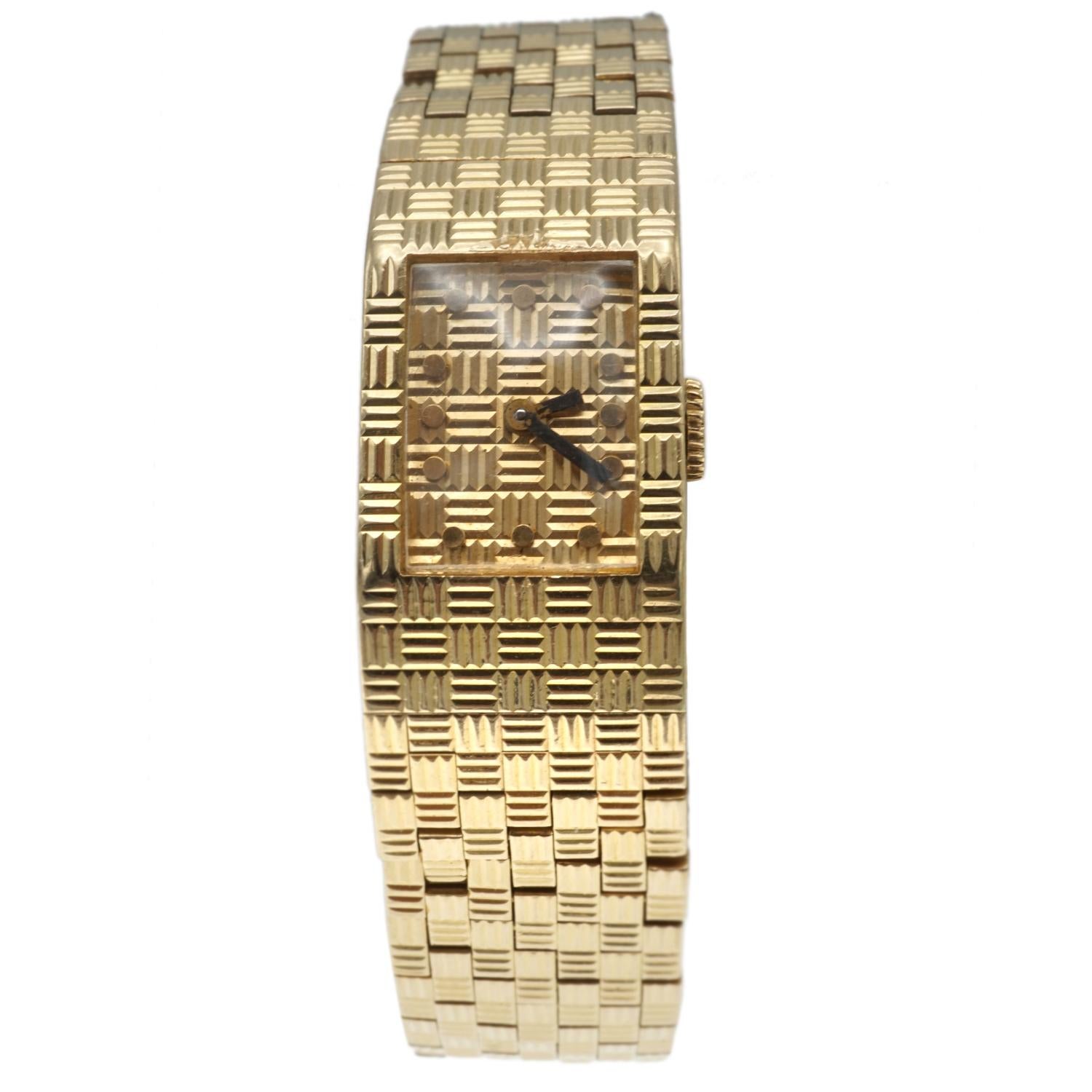 Montre-bracelet en or 18 carats Boucheron Paris Excellent état - En vente à New York, NY