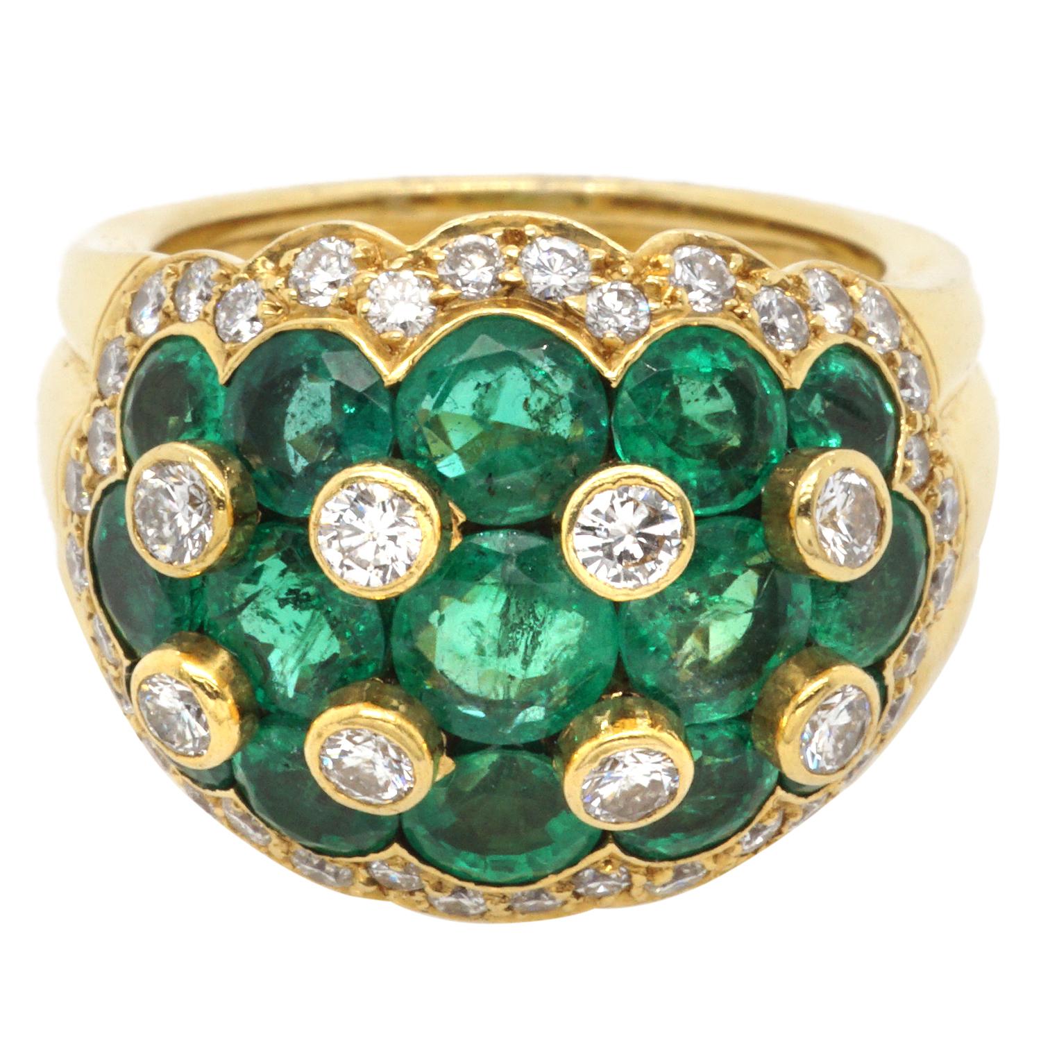 van cleef and arpels emerald ring