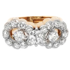 Cartier Monture Diamant-Ring aus 18 Karat Gold