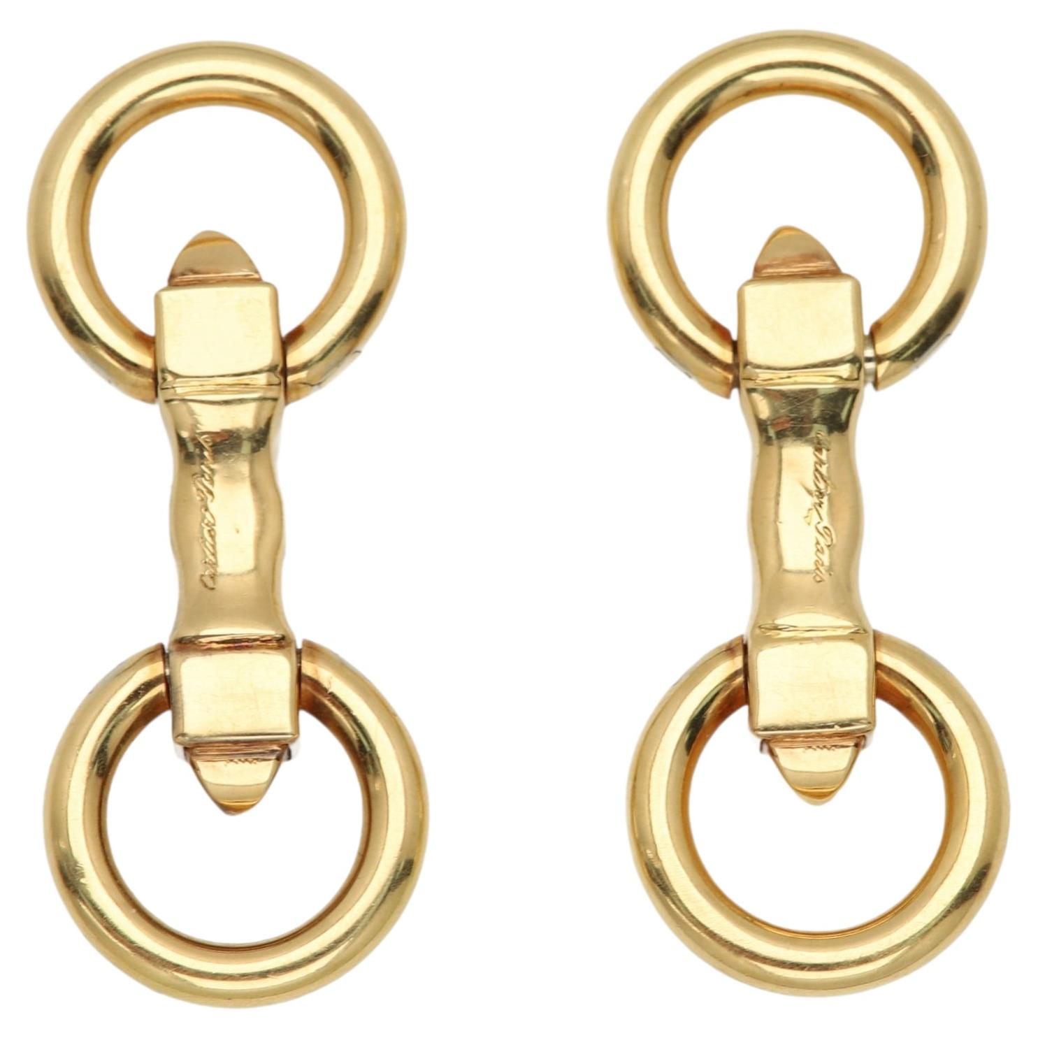 Gemelli in oro retrò Cartier Paris