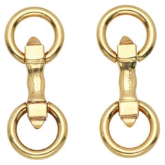 Cartier Paris Retro 1910 18k Gold Cufflinks