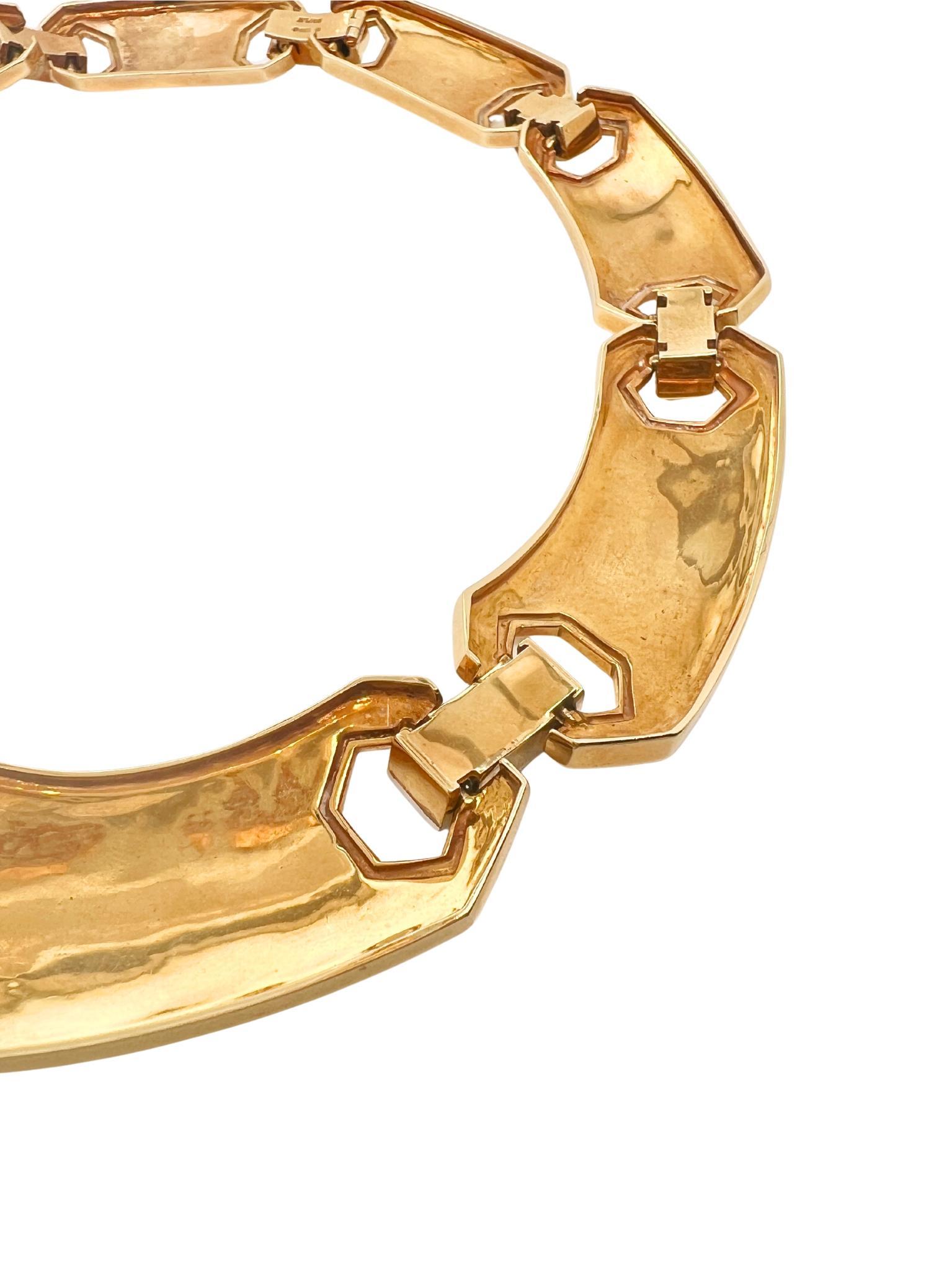 David Webb - Collana di diamanti in oro giallo 18 carati In condizioni ottime in vendita a New York, NY