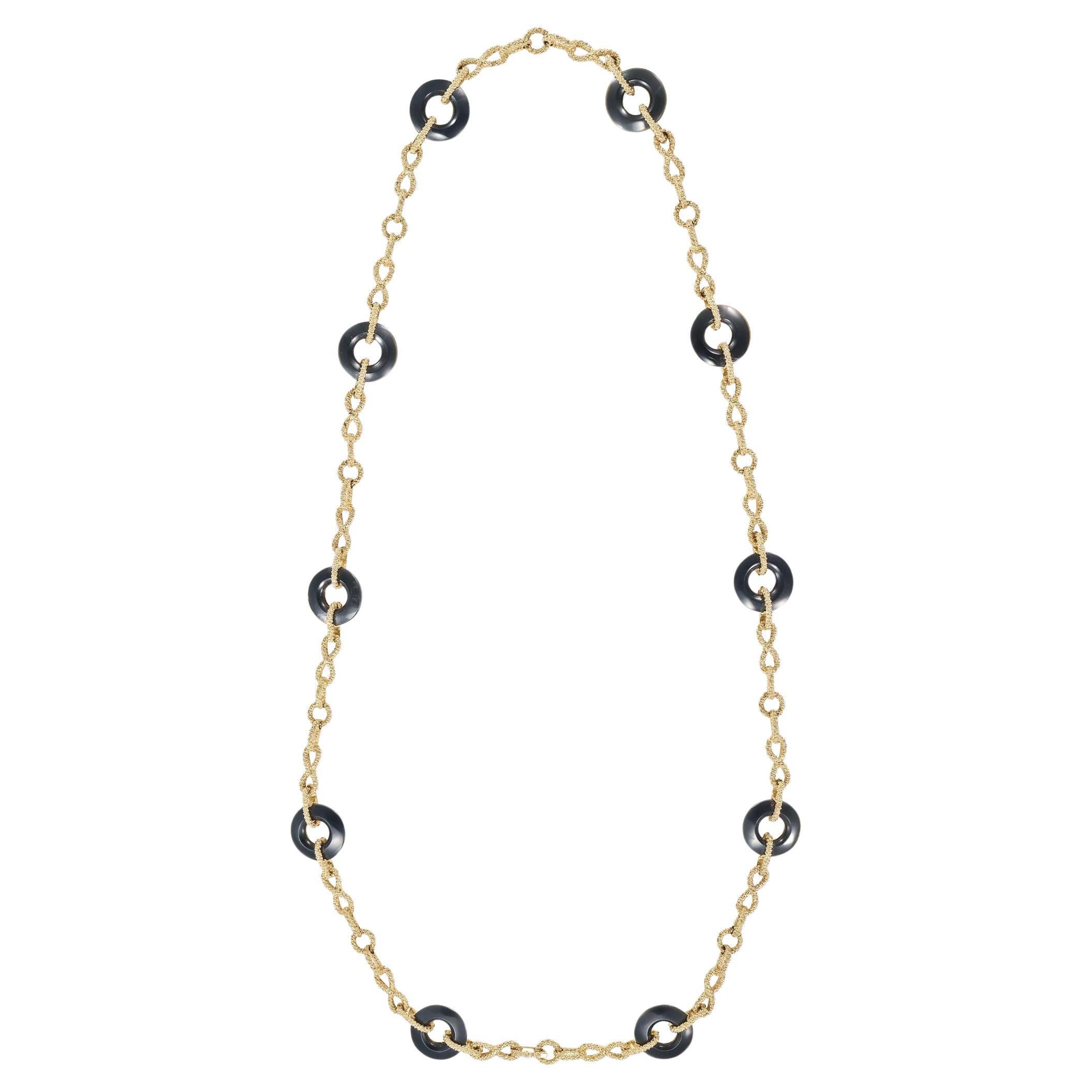 Collier d'onyx en or 18 carats Van Cleef & Arpels en vente