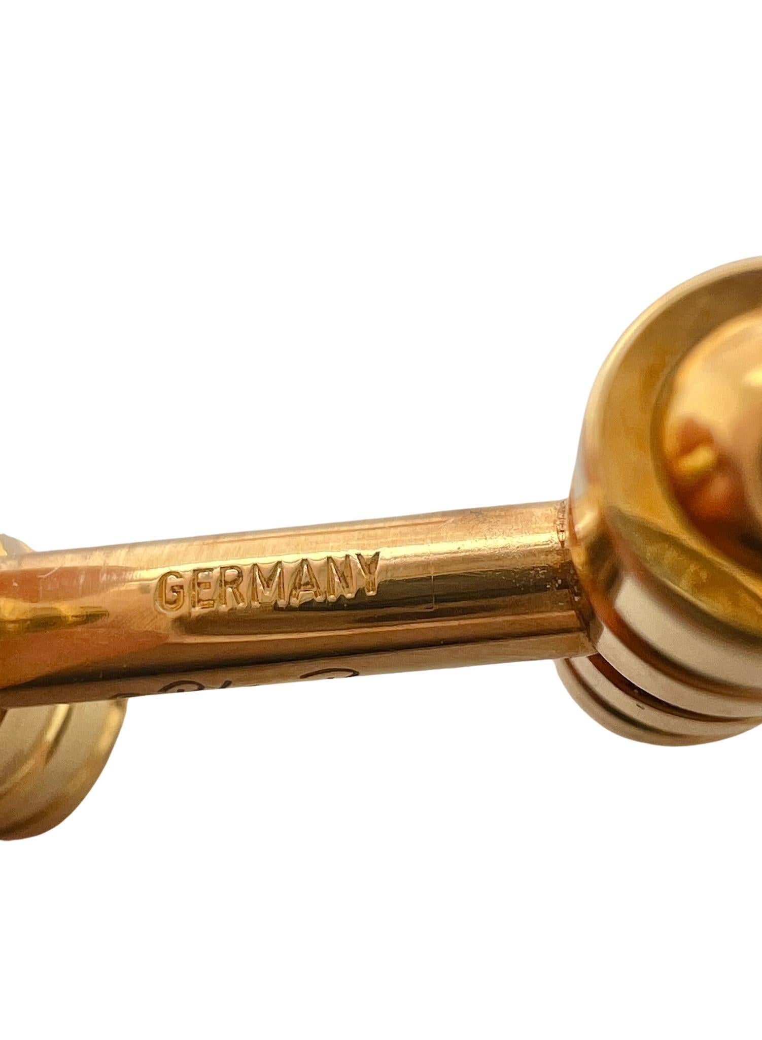 Gemelli Groove in oro giallo 18k di Paloma Picasso for Tiffany & Co. in vendita 1