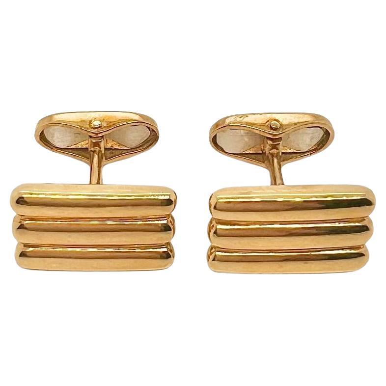 Tiffany & Co. 18K Gelbgold Manschettenknöpfe