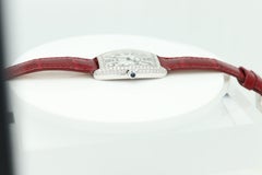 Franck Muller Cintree Curvex Sunset 1752 Ladies Diamond Watch 18k White Gold