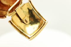 Vintage-Armband mit Fischmotiv im Repoussé-Stil, 18 Karat Gelbgold, Sternzeichen Fische