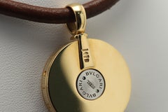 Bulgari Ying Yang 18k Yellow Gold Spinning Pendant