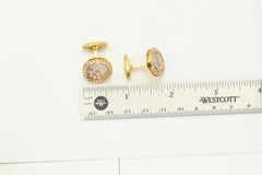 Gemelli Happy Diamonds in oro giallo 18 carati