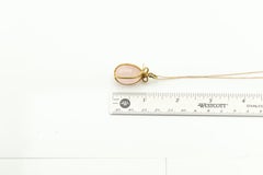 Schlumberger for Tiffany & Co. Rose Quartz Egg Pendant Necklace