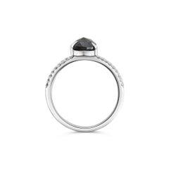 Rachel Boston 18ct White Gold and Shield Cut Imperfect Diamond Ring