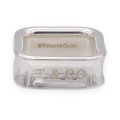 Tiffany & Co. 1837 Square Sterling Silver Ring, Size 4.5