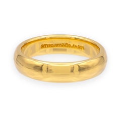 Tiffany & Co. Alianza de boda «Forever» de oro amarillo de 18 quilates, 4,5 mm, talla 6,75