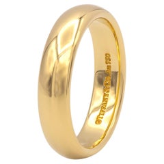 Tiffany & Co. „Forever“ Ehering aus 18 Karat Gelbgold, 4,5 mm, Größe 6,75