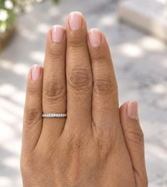 Tiffany & Co. Anillo de eternidad «Full Circle» de Plat, con diamantes engastados en canal de 2,6 mm, talla 5,25