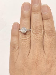 Tiffany & Co. Bague de fiançailles « Legacy » en platine avec diamant central rond de 0,82 carat, GVS1