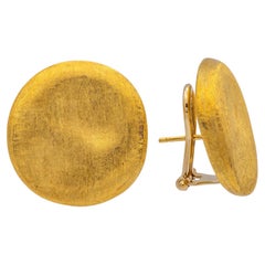Orecchini a bottone rotondi Marco Bicego Africa in oro giallo 18 carati, 21 mm