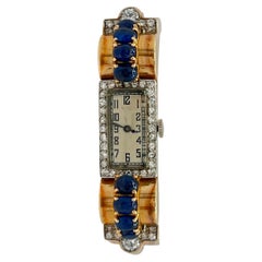 Vintage Trabert and Hoeffer Maboussin 1940s Bangle Watch